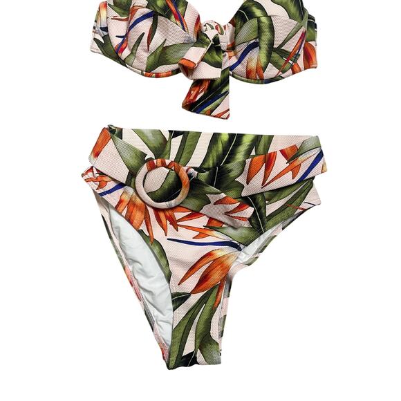 Alexandra Miro Bikini Set Birds of Pradise Print Womans Small - Picture 6 of 13